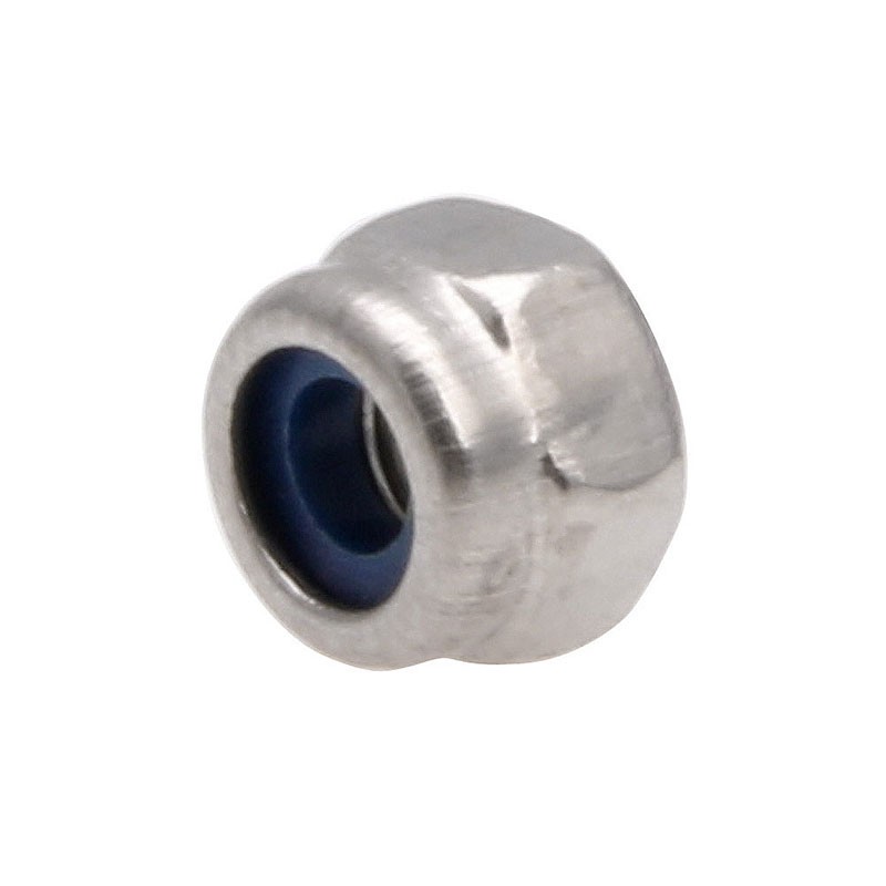 100 Pcs/Set M3 Stainless Steel Screw Lock Nylon Hex Nut Insert Locking Nuts 3mm