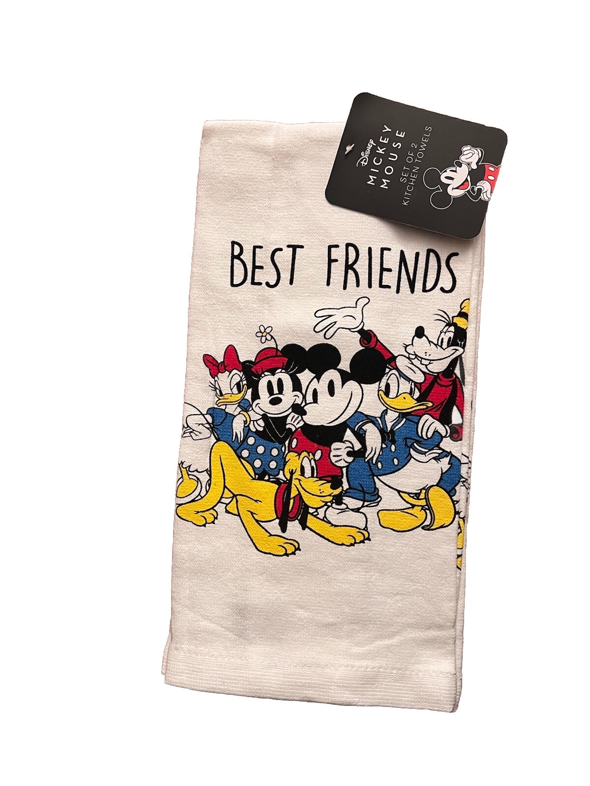 Disney Mickey Mouse Best Friends Set Of 2 Kitchen Towels