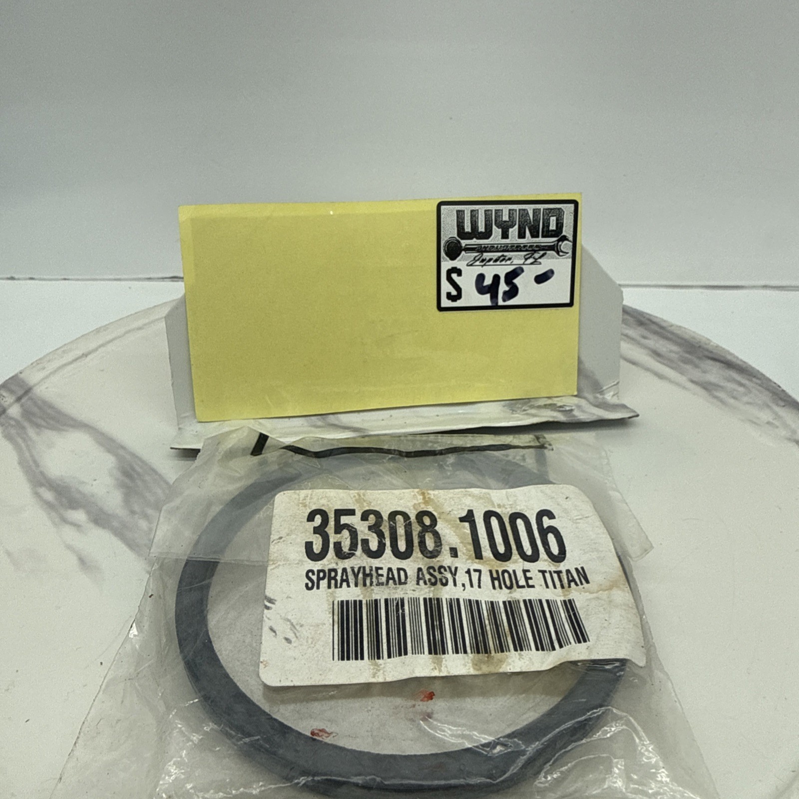 (NEW) Bunn 17 Hole Sprayhead Shower Titan Part# 35307.1006