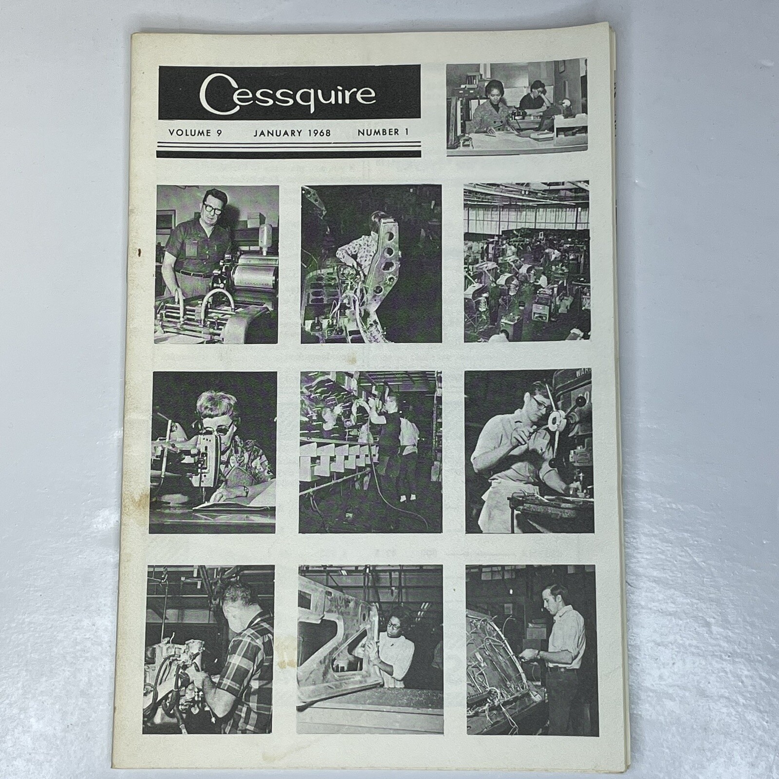 Vtg Cessquire - Vol. 9/No. 1, Jan. 1968 Cessna Aircraft Co Employee Publication