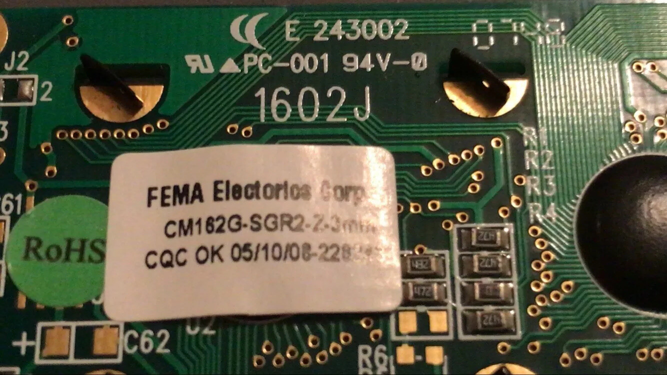 Lot Of 2 LED Display Modules CM182G-SGR2, 3mm.