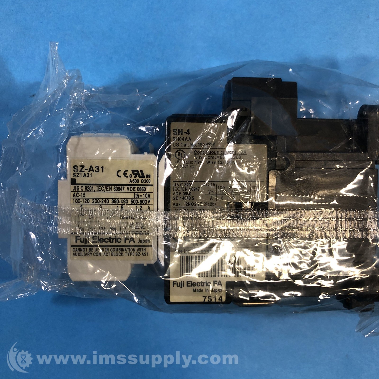 Fuji Electric SH04AA Auxiliary Contactor 4500