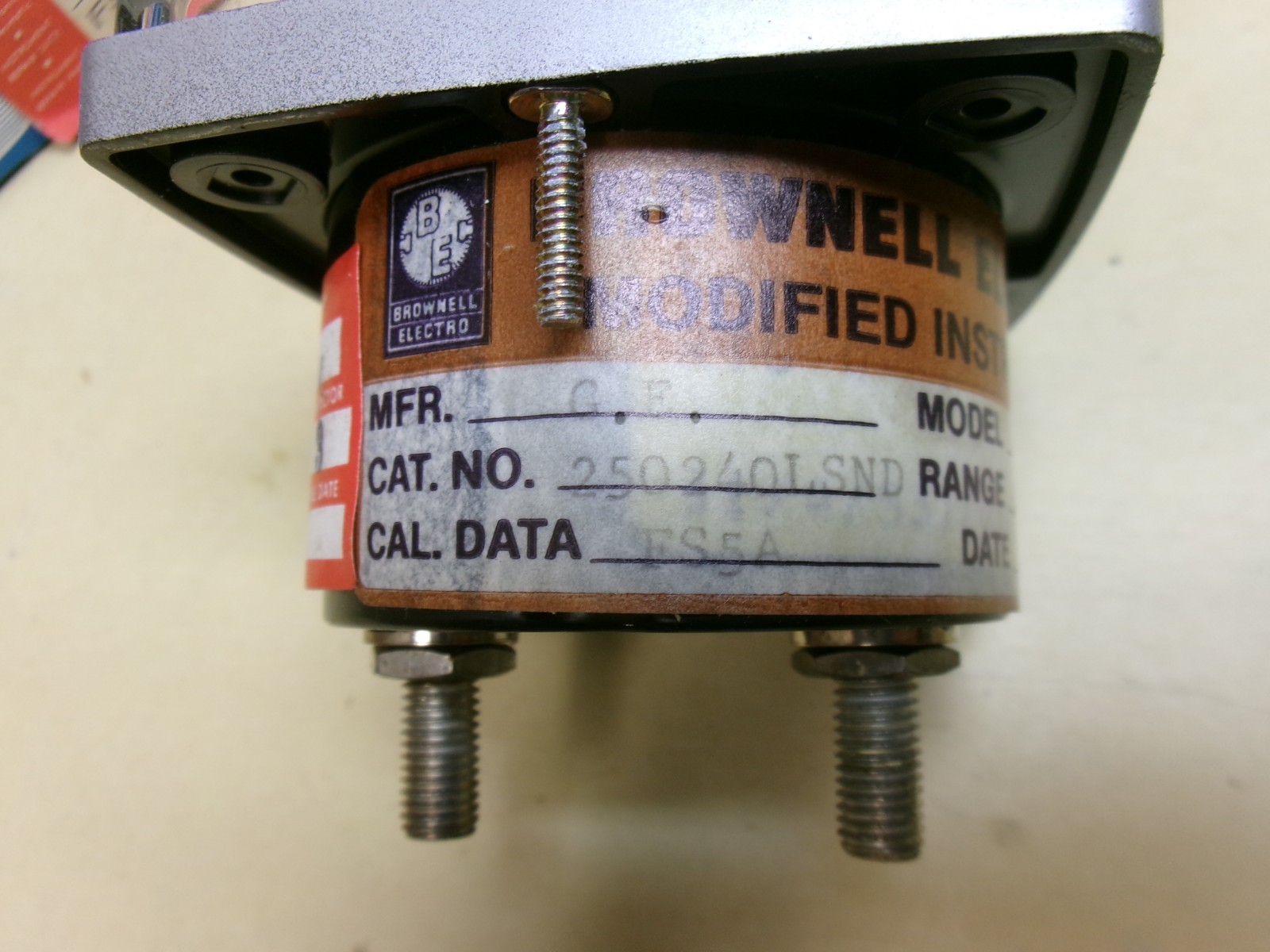 General Electric Panel Meter, Model # 162, Lot of 2