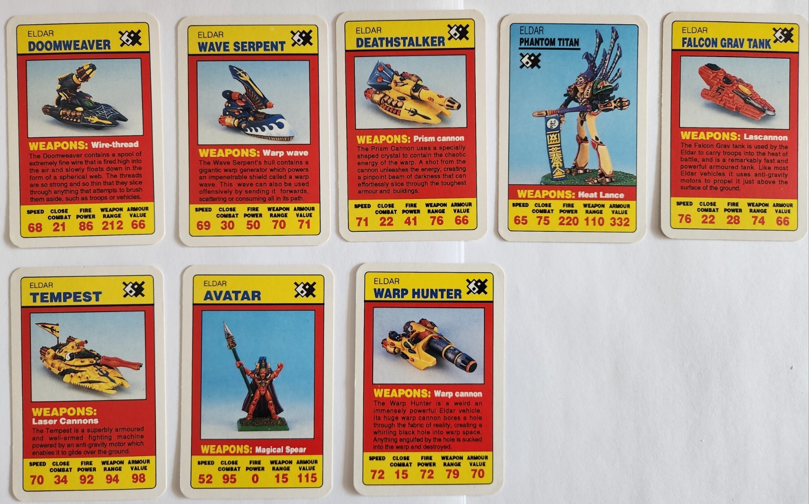 Warhammer 40K Citadel Combat Cards Epic Battles Set