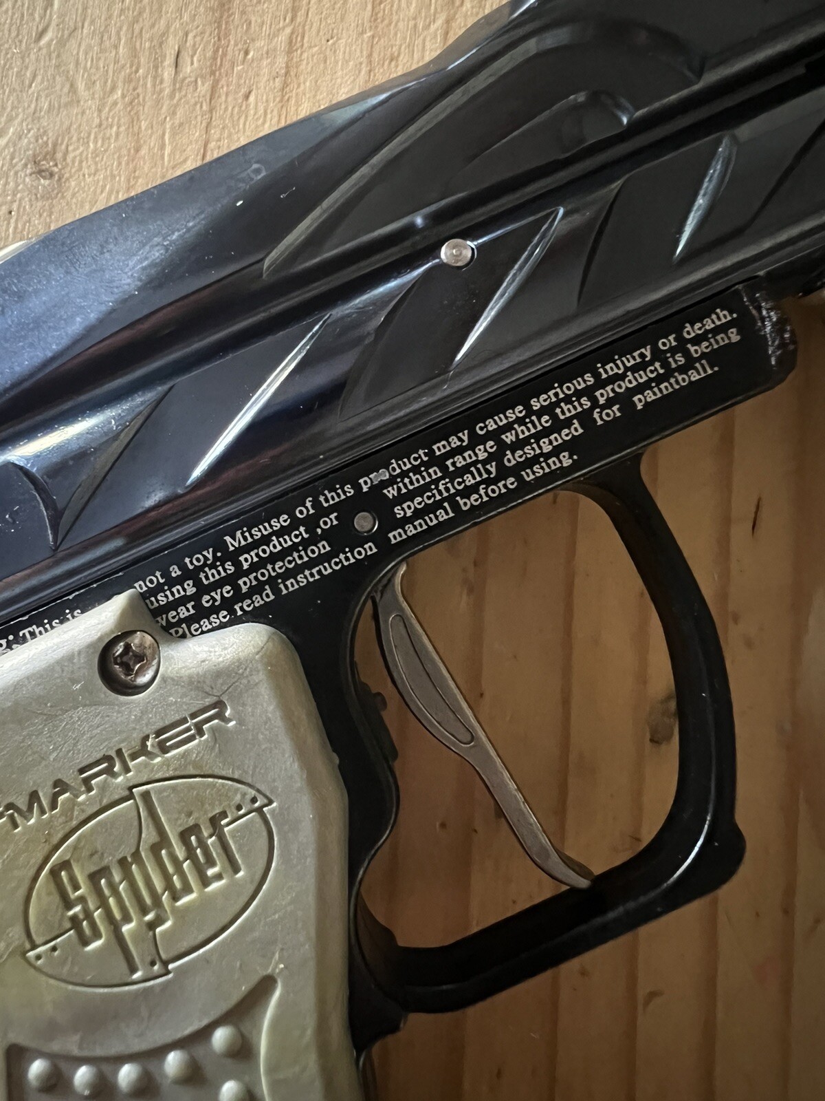 Spyder Imagine E-Marker Paintball Marker Gun Blue Untested