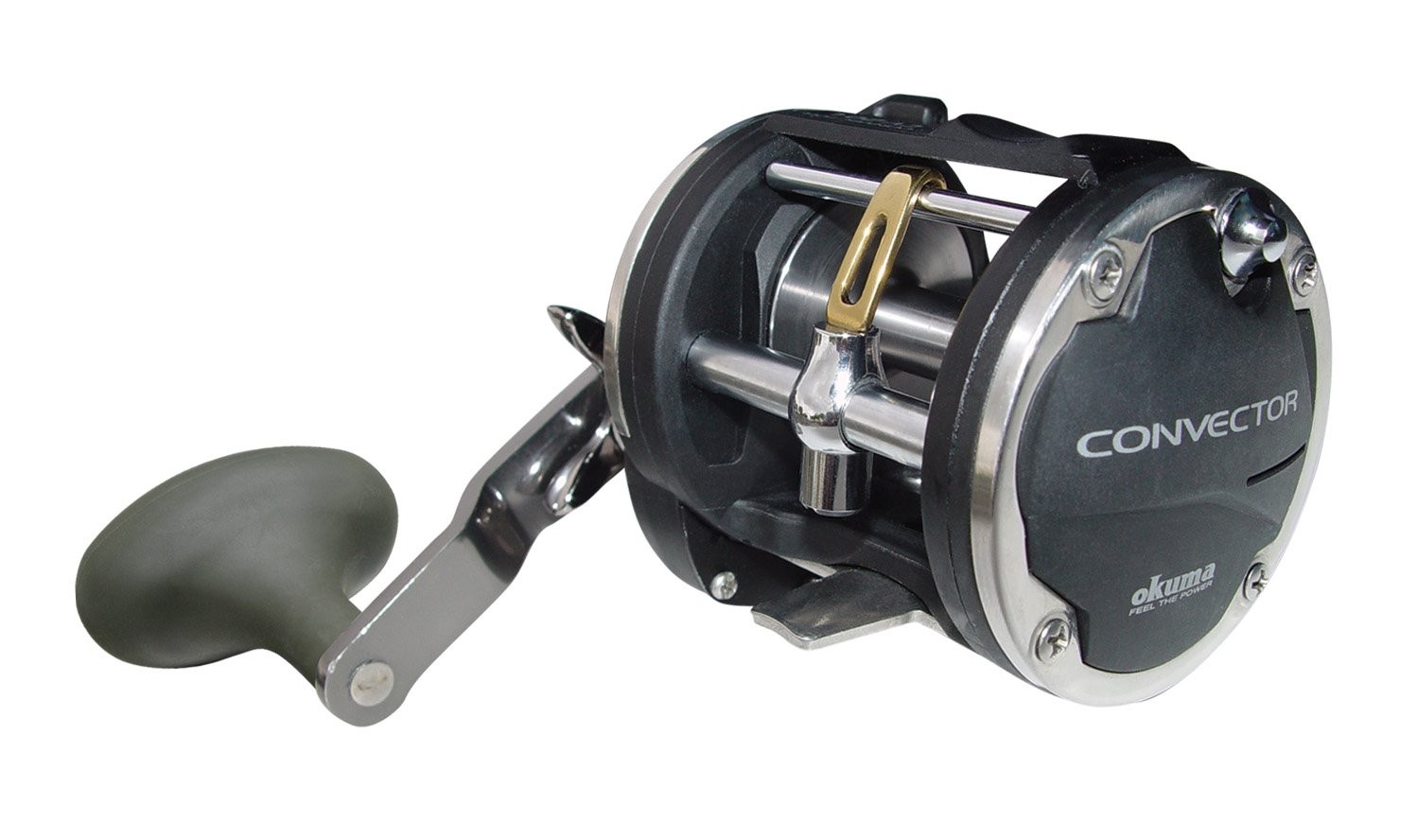 Okuma Convector Star Drag CV-20L Levelwind Trolling Reel 210 Yards 20LB Black