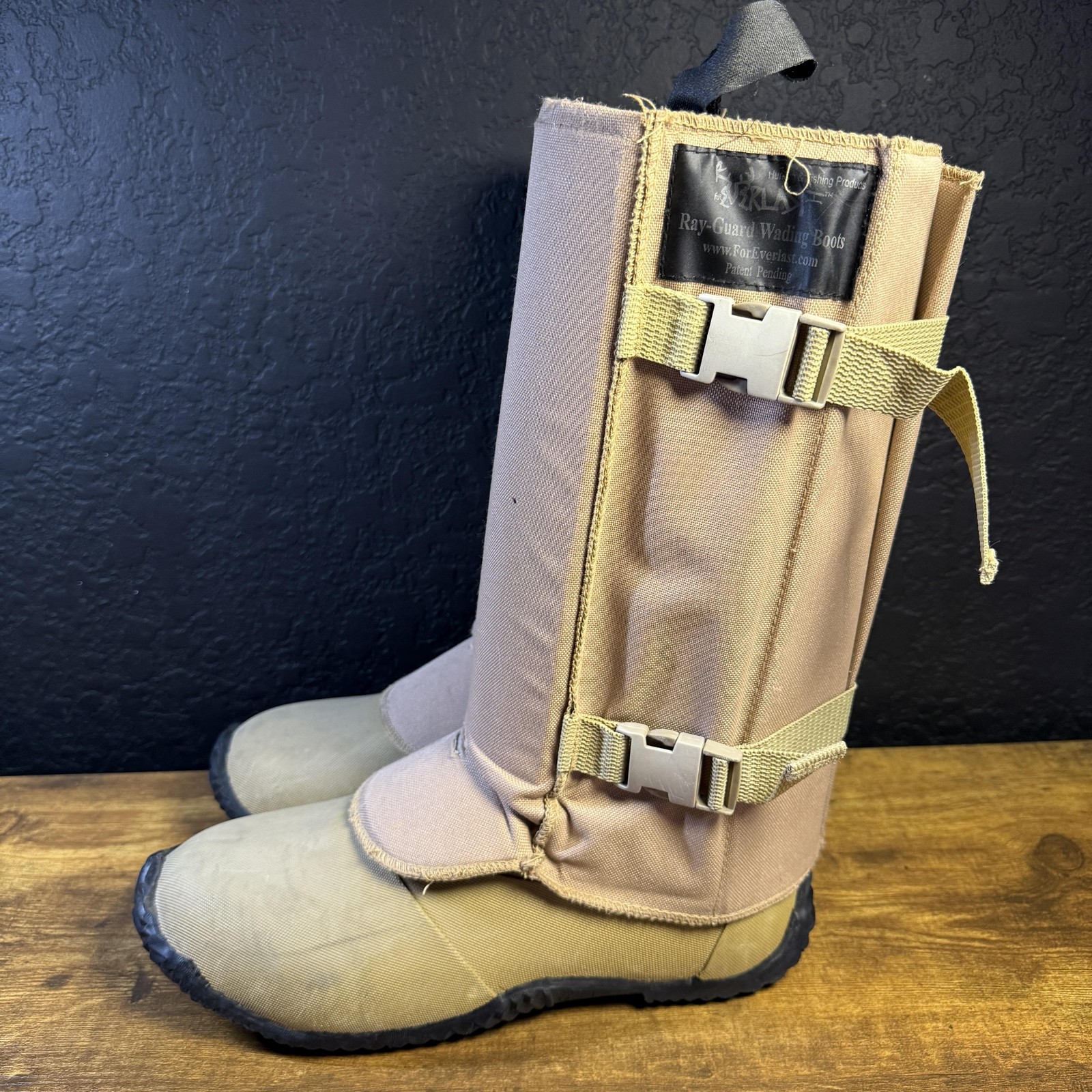 ForEverlast Ray-Guard Wading Boots Canvas Stingray Protection Mens 13 Fishing