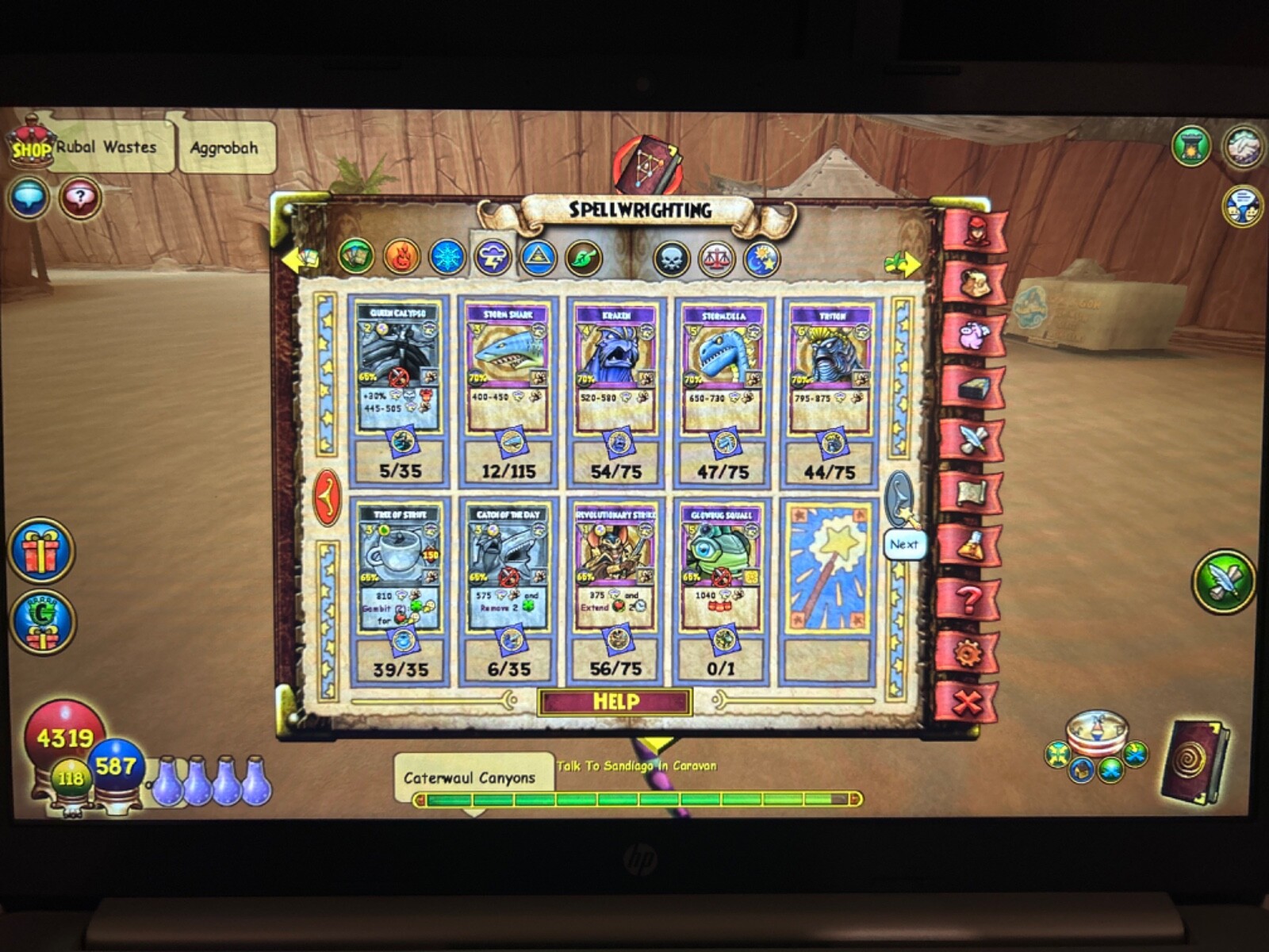 wizard101 account