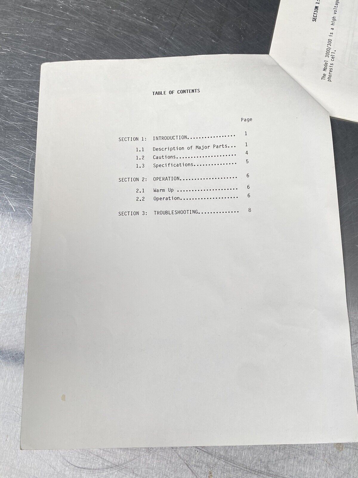 BioRad Constant Power supply 3000/300 - Users Manual / Instructions Book