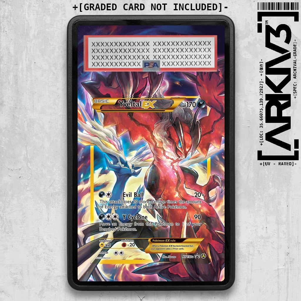 PSA/TAG Yveltal EX (XY150a) Extended Art Graded Case