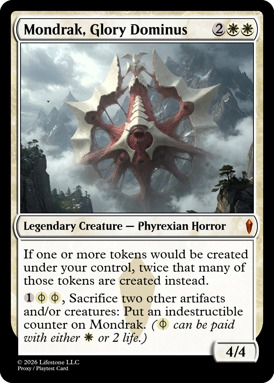 Mondrak, Glory Dominus - Premium Quality - Not Tournament Authorized