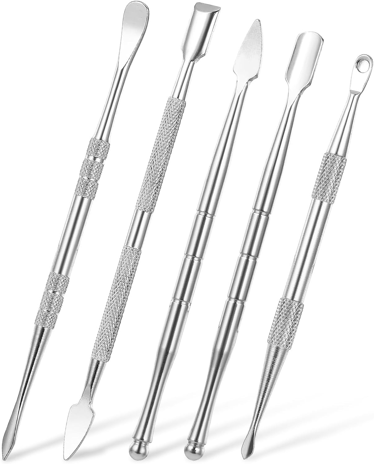 Wax Carving Tools Set, Stainless Steel Clay Sculpting Tools Double-Ended Pottery