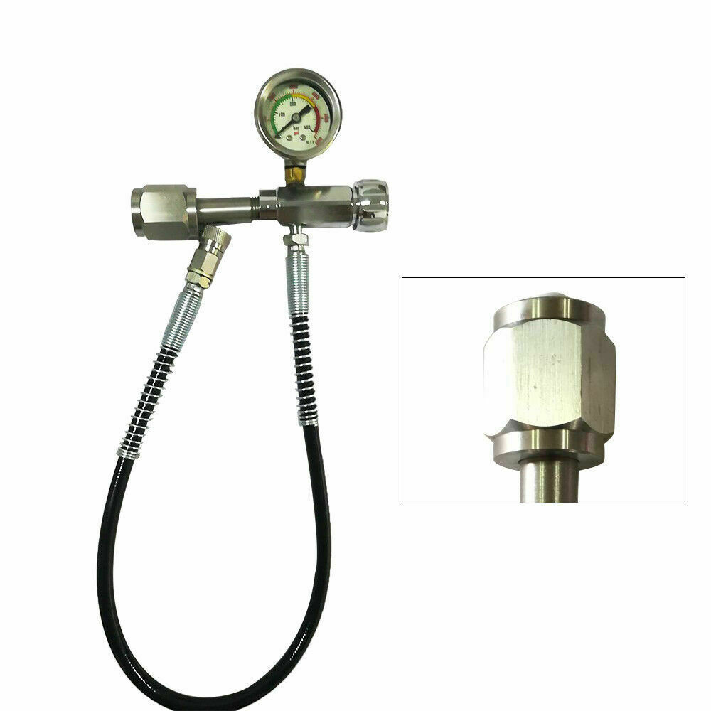Air Rifle Charging Valve Adapter PCP SCBA Air Fill Station With Hose