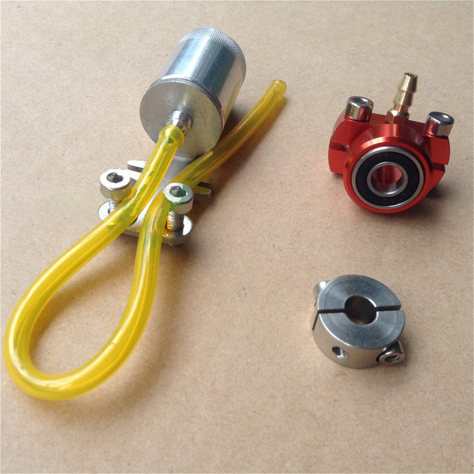 For RC Electric Boat 6.35mm Bearing Fixed Bracket+1/4 inch Shaft Lock+Oil Cup