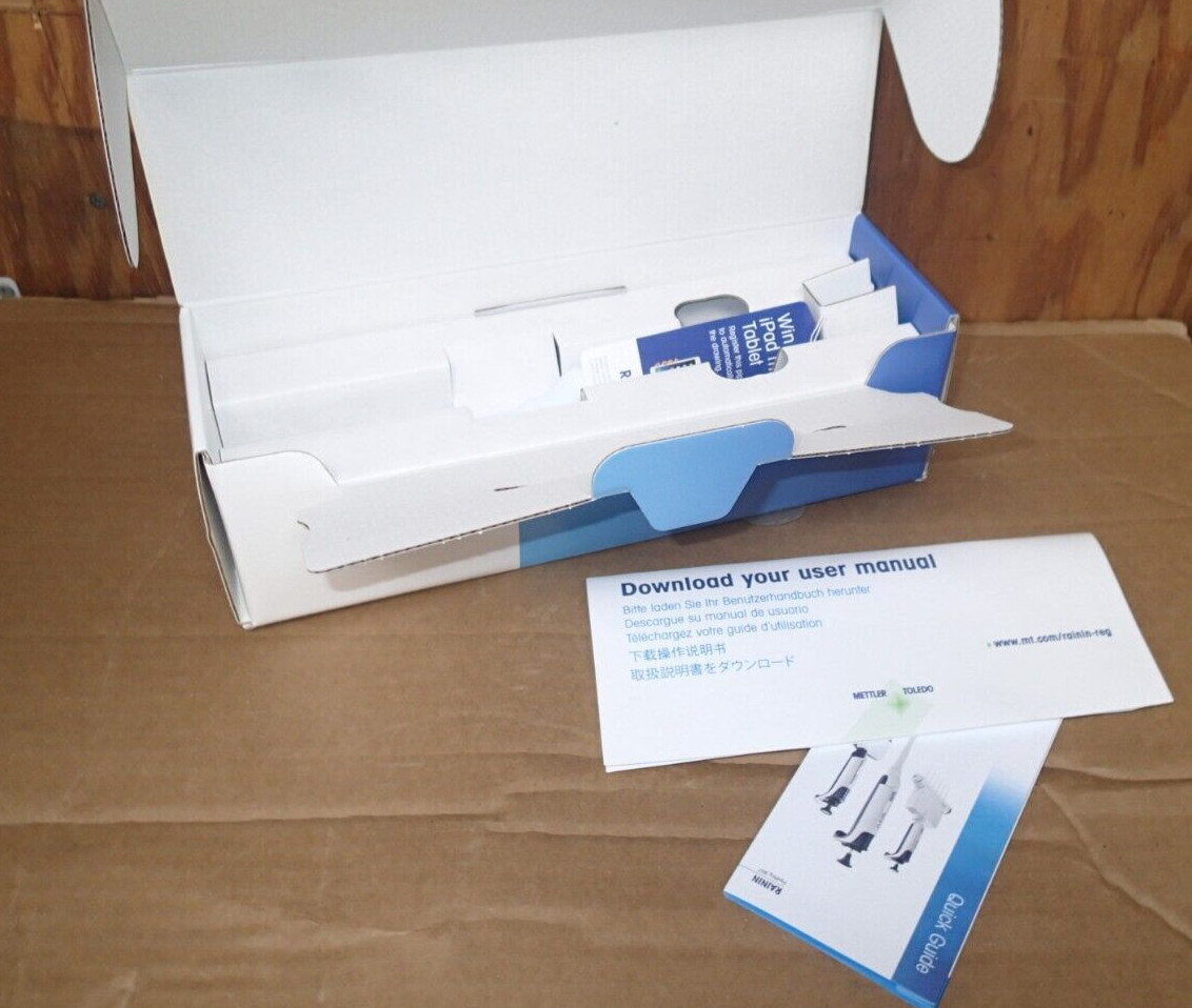 Mettler L-20XLS+ Pipet-Lite LTS Manual Single-Channel Pipette NEW
