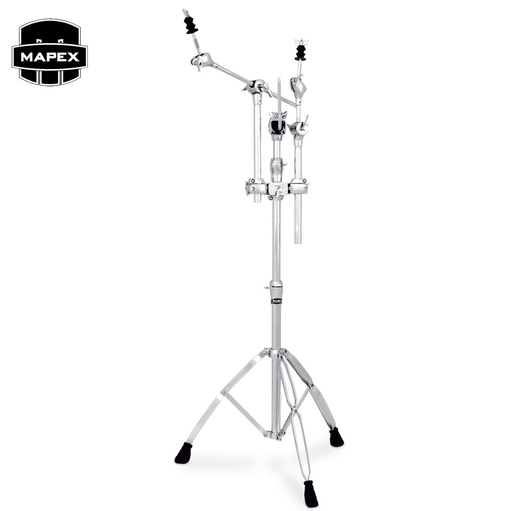 Mapex Double Braced Combination Stand Tom/Double Cymbal Boom Stand - TS965A