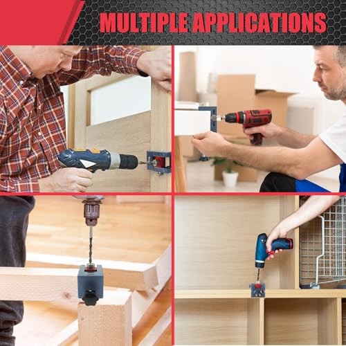 Self-Centering Woodworking Jig Kit – Adjustable Width Dowel Jig