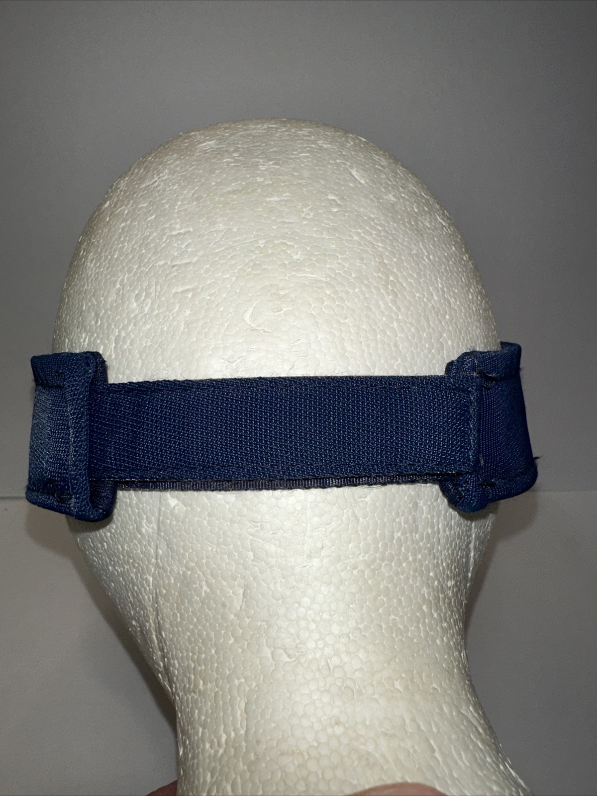 NOLL Golf Visor Blue Navy Gold Silver Hook Loop