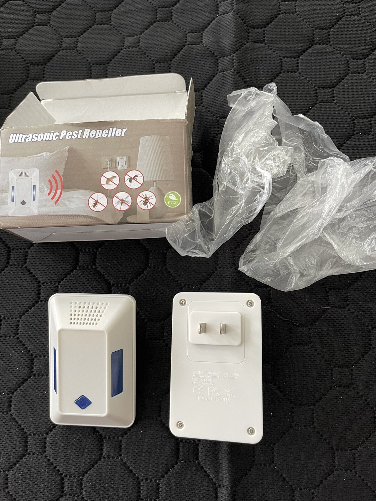 Ultrasonic Pest Repeller Plug In AC 2 Pk FREE SHIP