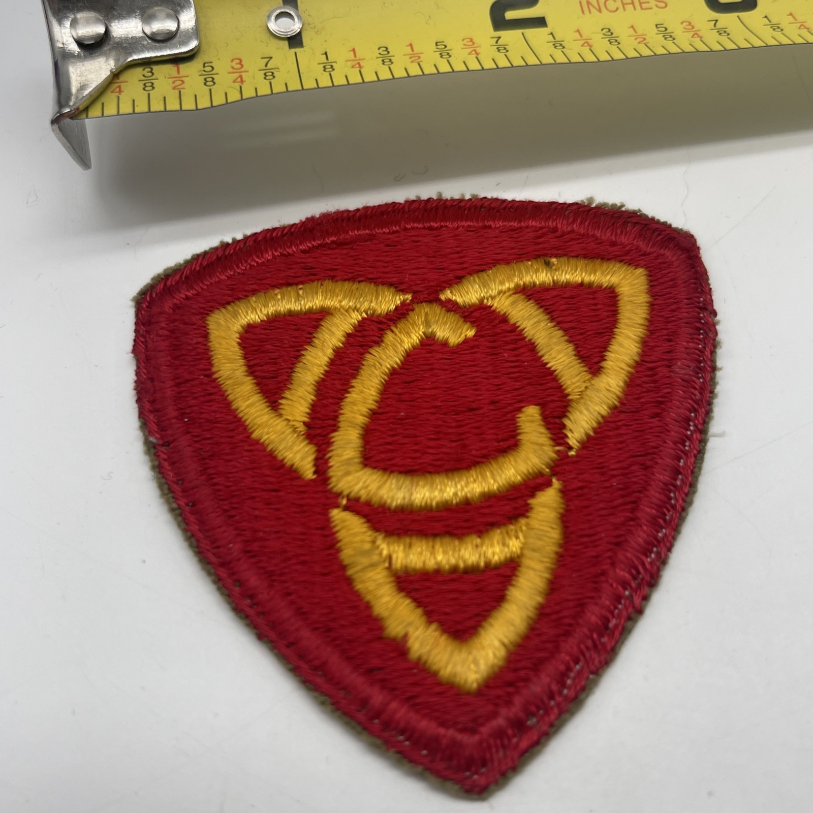 U.S. Military Army Anti Aircraft Command Eastern Patch AAA C Insignia Cut Color