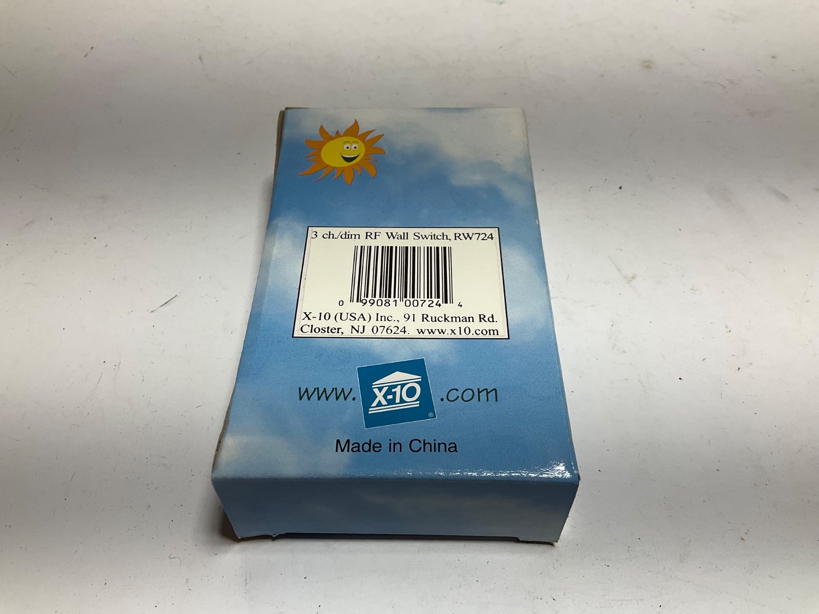X-10 Powerhouse Model RW724 3-Channel RF Wireless Dimmer Wall Switch NEW