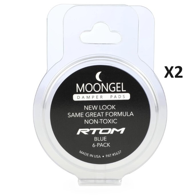 RTOM Moongel Blue 12-Pack Dampeners Tone Control