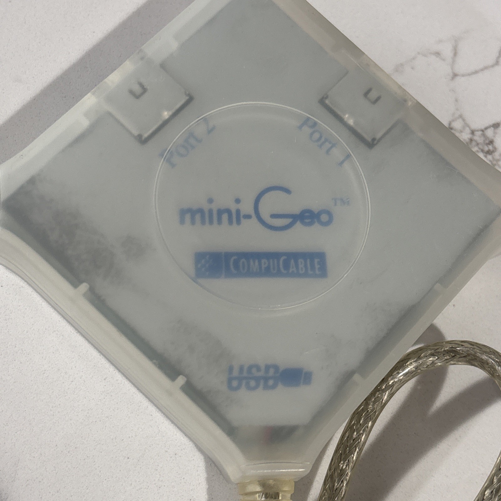 Mini- Geo Compu Cable With 2 Ports For Parts