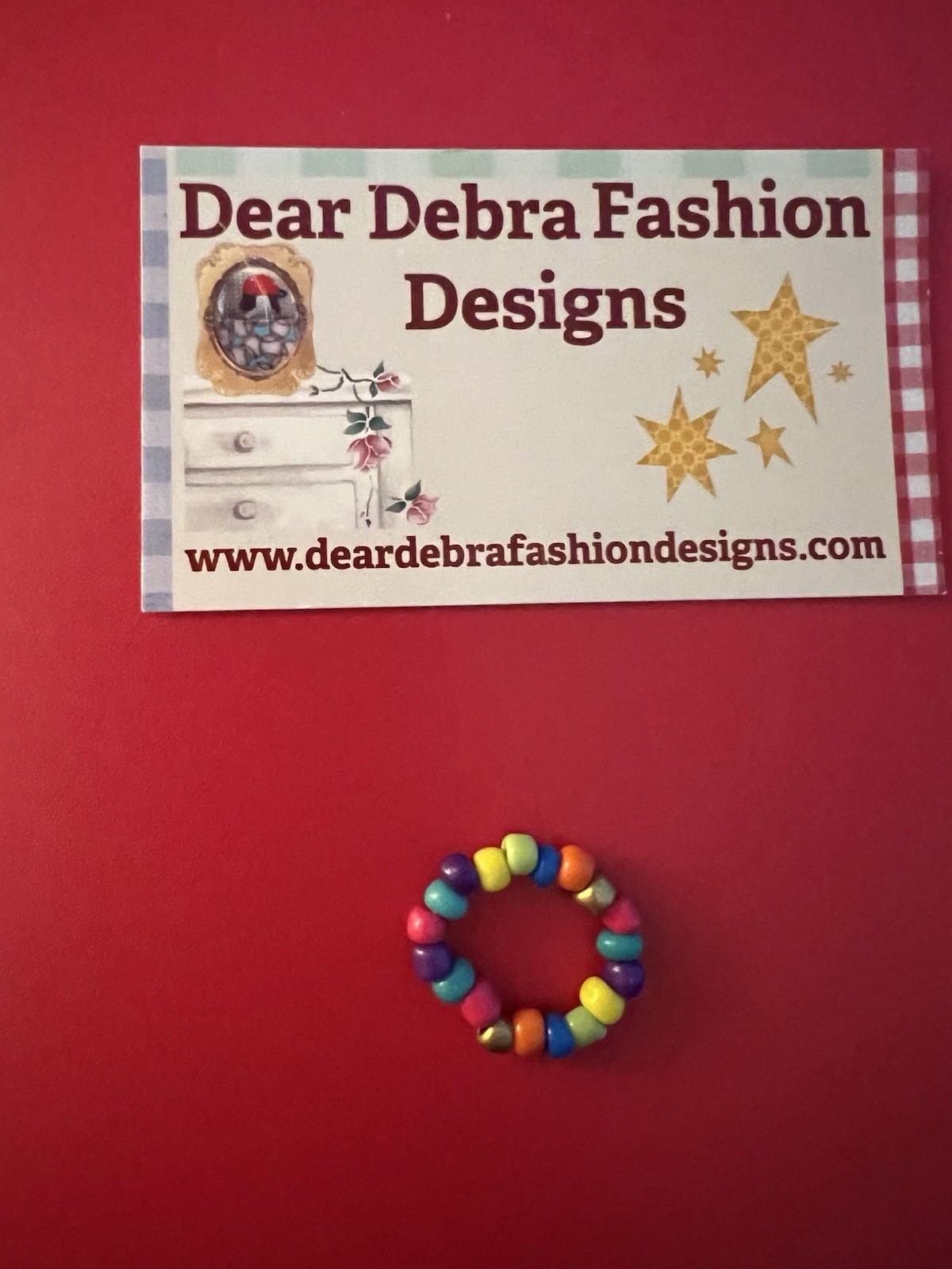 Beaded Ring One Size Fits All
