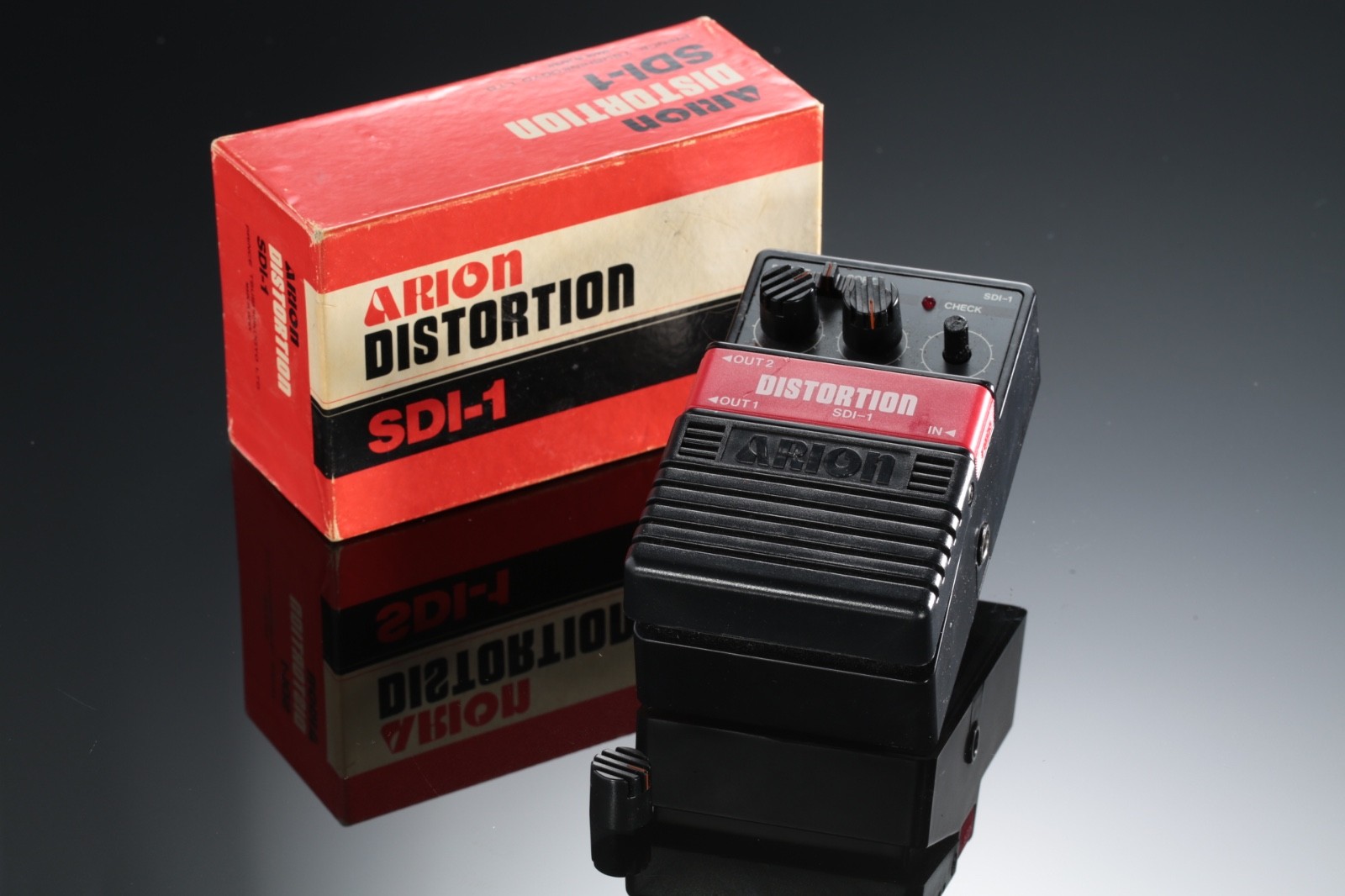 Vintage Arion SDI-1 Distortion Guitar Pedal MIJ Japan w/ Original Box