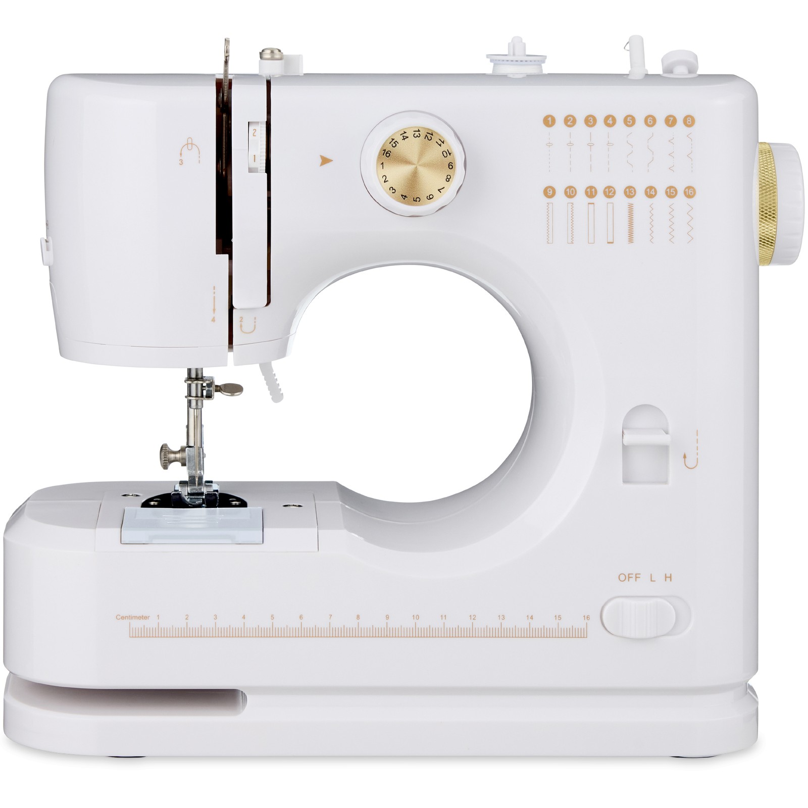 Best Choice Products 55-Piece Sewing Machine Kit Beginners 16 Stitch Patterns