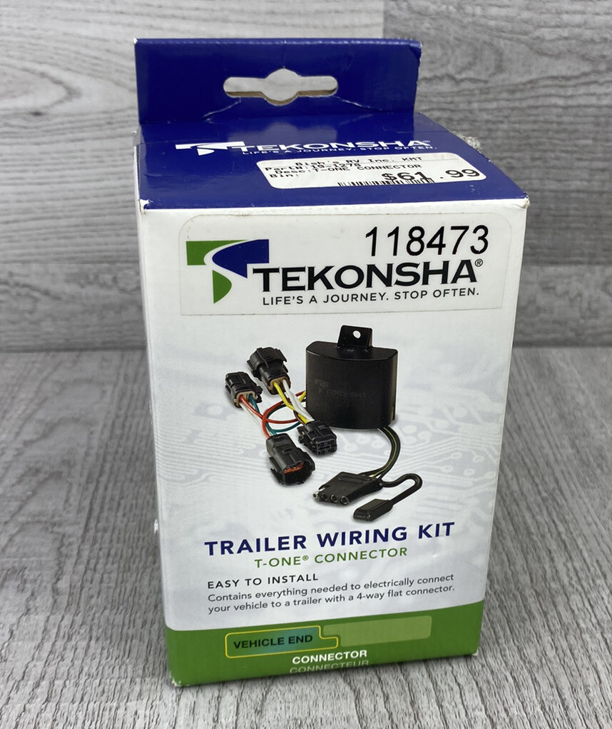Tekonsha 118473 Trailer Wiring Connector Black2009-12 Hyundai Elantra Touring