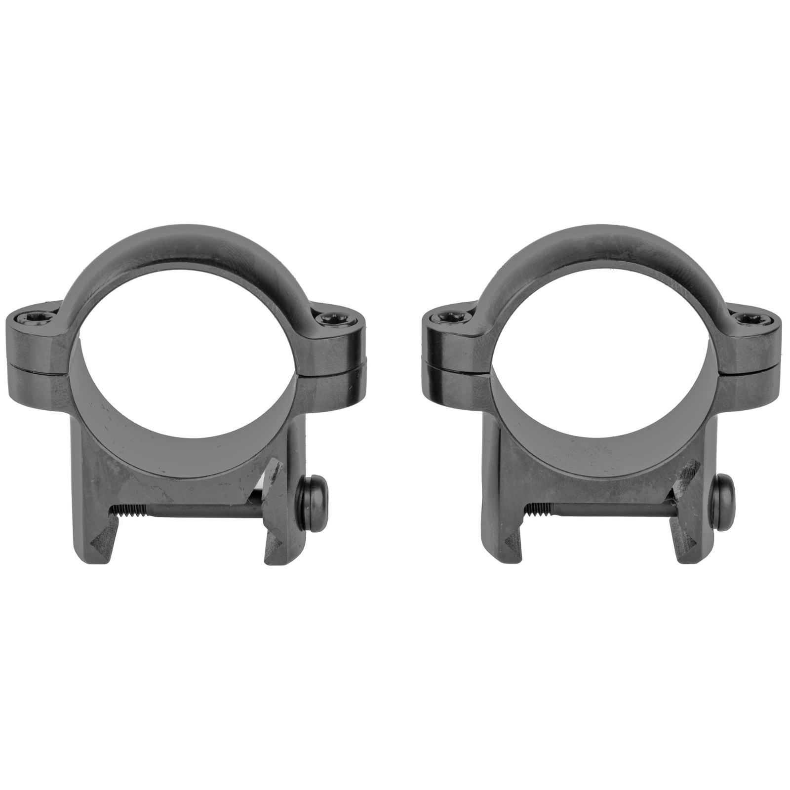 Burris Zee 1 Inch Low Steel Scope Rings w/Weaver Compatibility Gloss Blk Finish