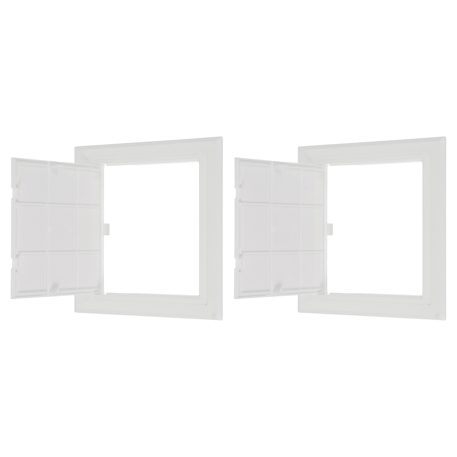 6.1x6.1 Inch(155x155mm) Removable Hinged Access Panel, 2Pcs Access Doors White
