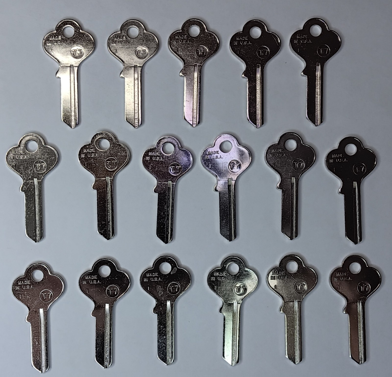 Taylor T7 KEY BLANKS (×17 CT) SOUTHERN S-T7 MADE IN USA