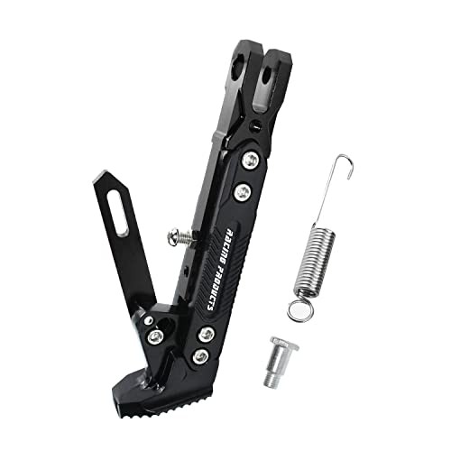 Universal Motorcycle Kickstand Accessories Motor Scooter Modified CNC black