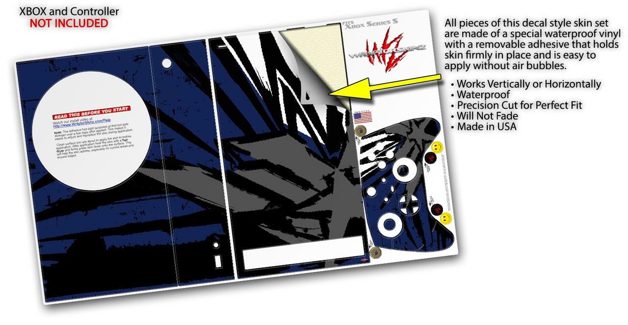 Skins XBOX Series S Console Controller Baja 0040 Blue Navy