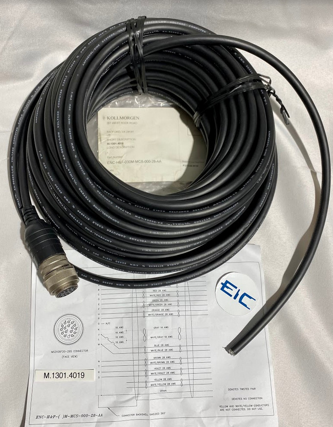KOLLMORGEN CABLE, ENC-H&F-030M-MCS-000-28-AA / M.1301.4019