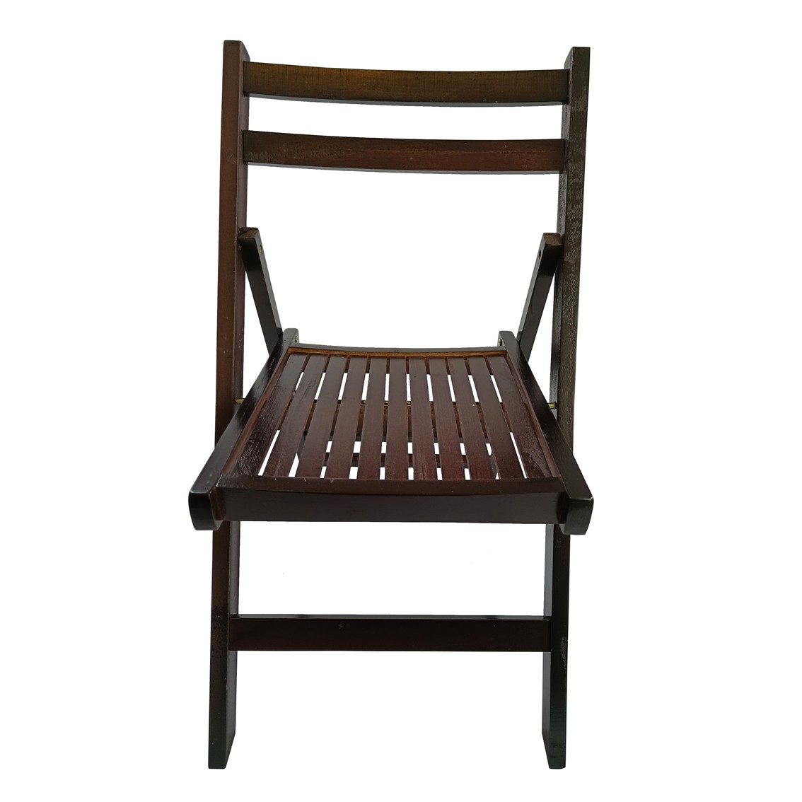 Set of 4 Folding Chair Event Chair Furniture Slatted Wood Cherry