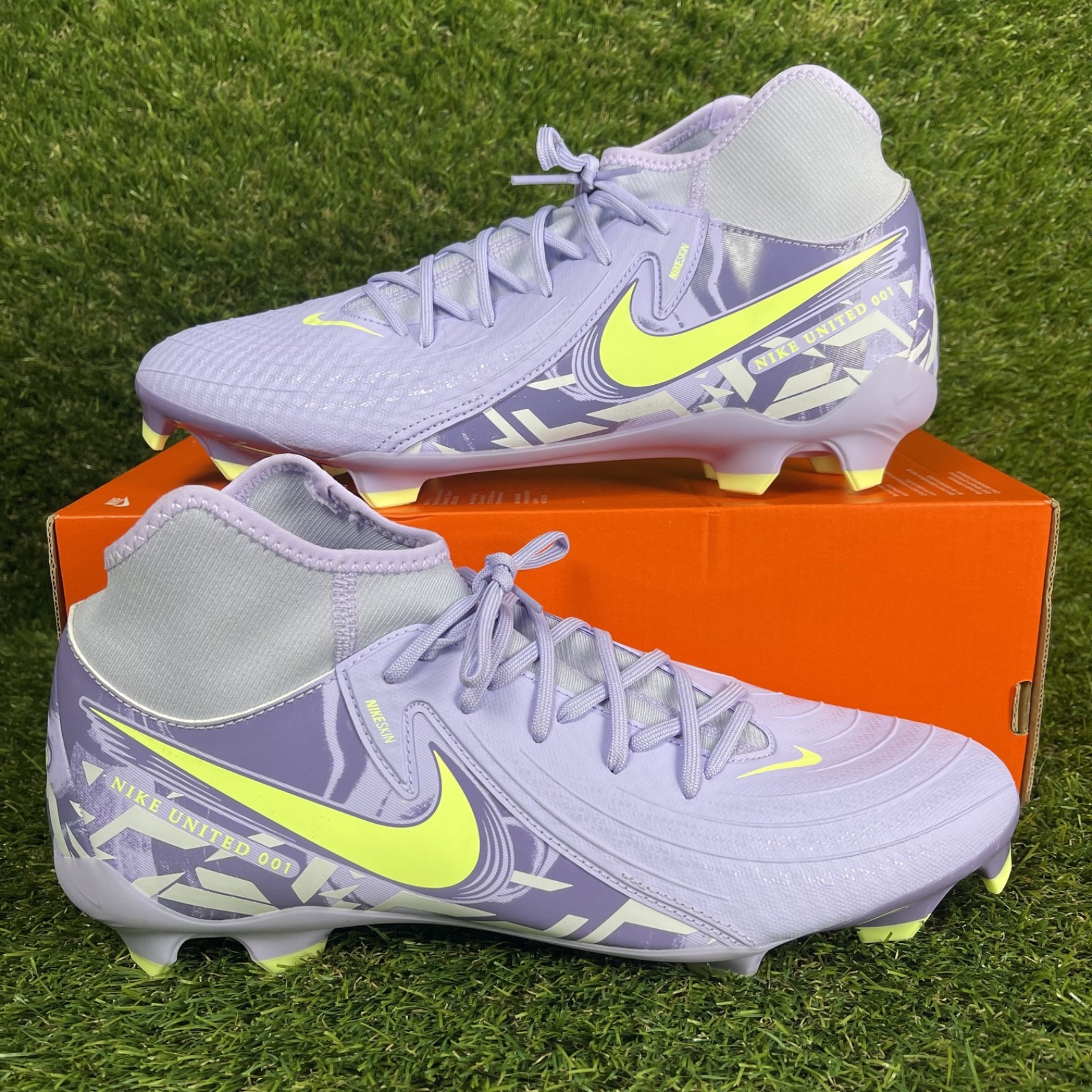 Nike Phantom Luna II Academy Purple FG/MG Soccer Cleat HF1598 500 Mens Size 11.5