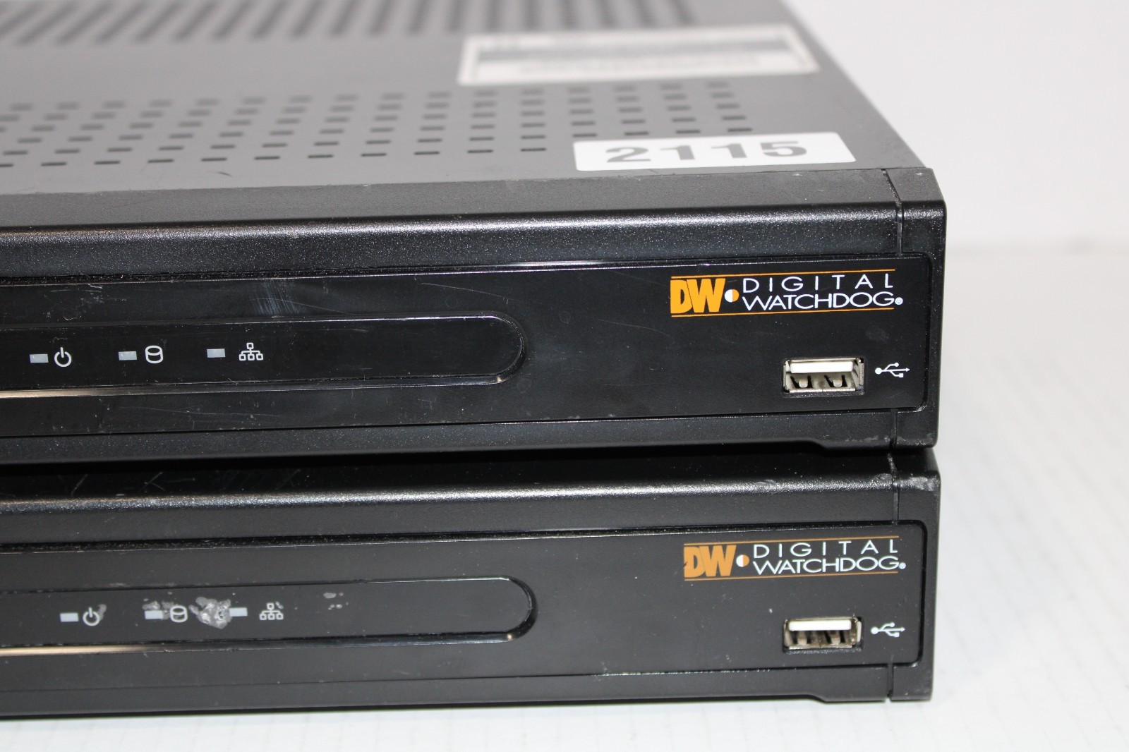 Lot Of 2 Digital Watchdog VMAX A1 DW-VAONE8 Surveillance AHD DVR No HDD As Is