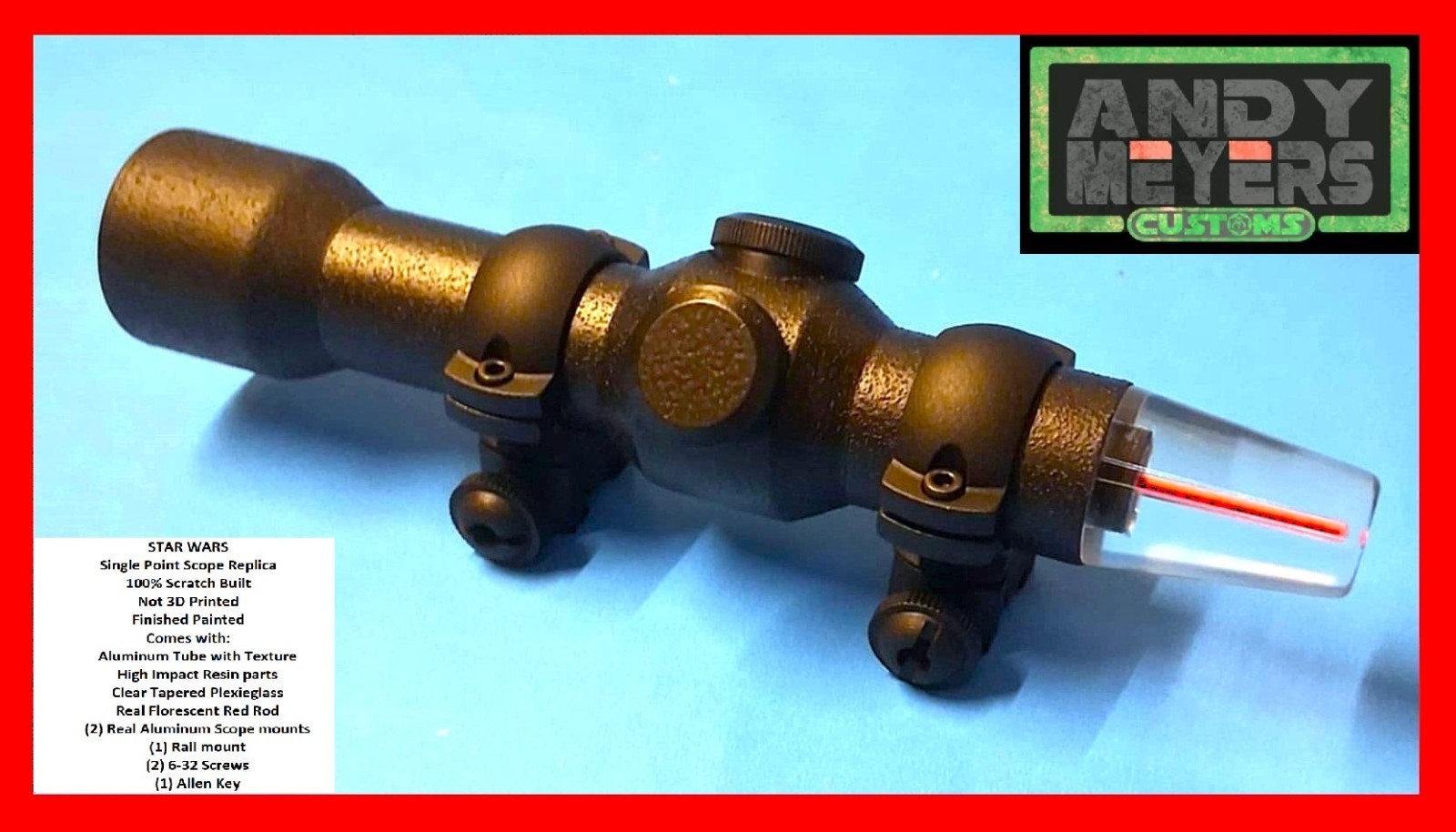 SINGLE POINT SCOPE REPLICA FINISHED PAINTED