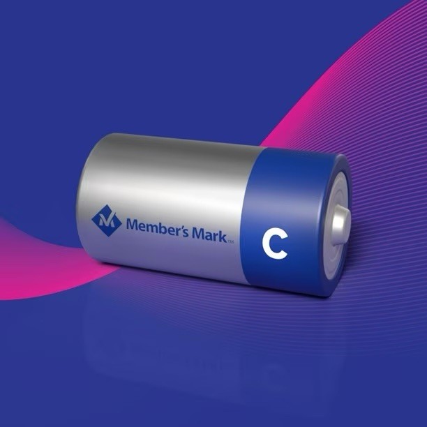 Members Mark Alkaline C Batteries 12 Pack