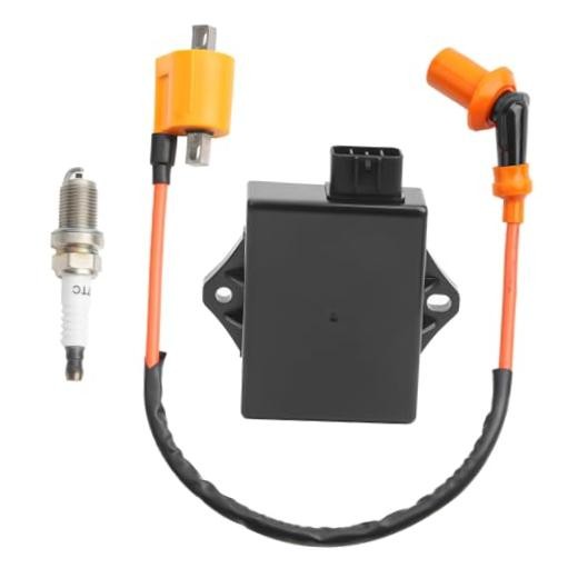 CDI Box Ignition Coil Spark plug for Polaris Trail Blazer 330 2008-2013, Trail