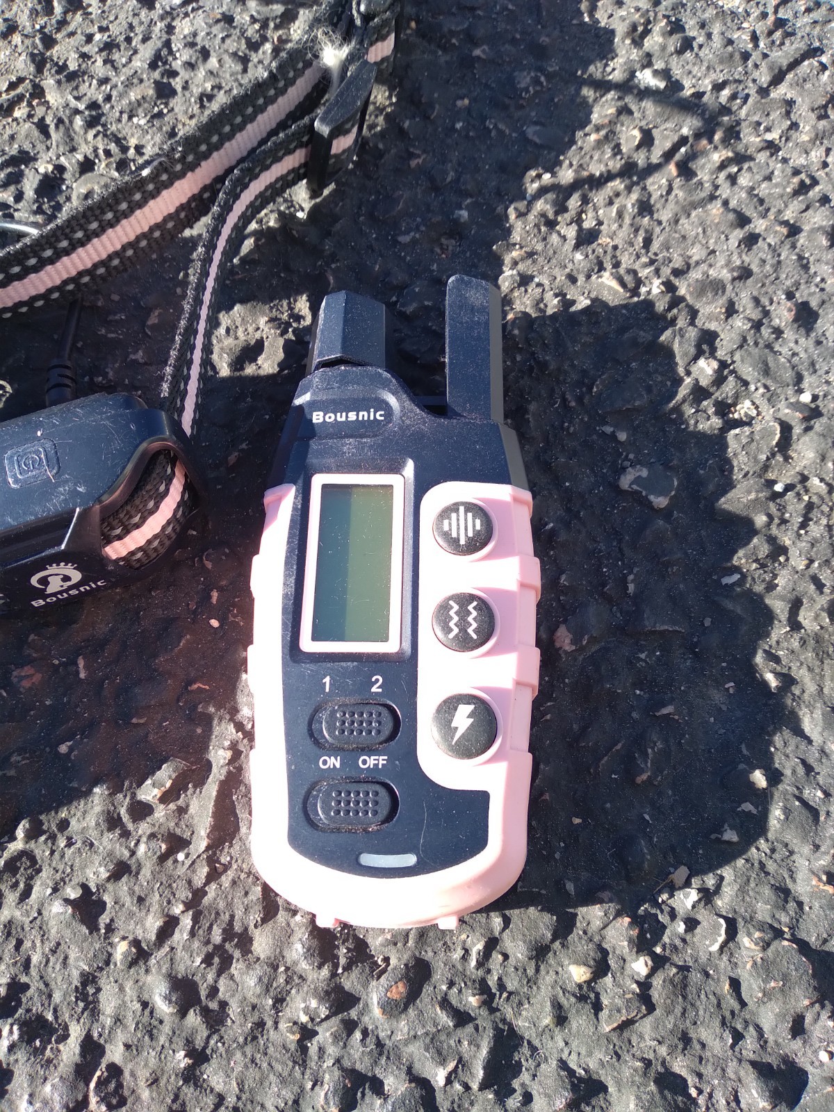 Bousnic Electric Dog Collar Shock Pink Tested