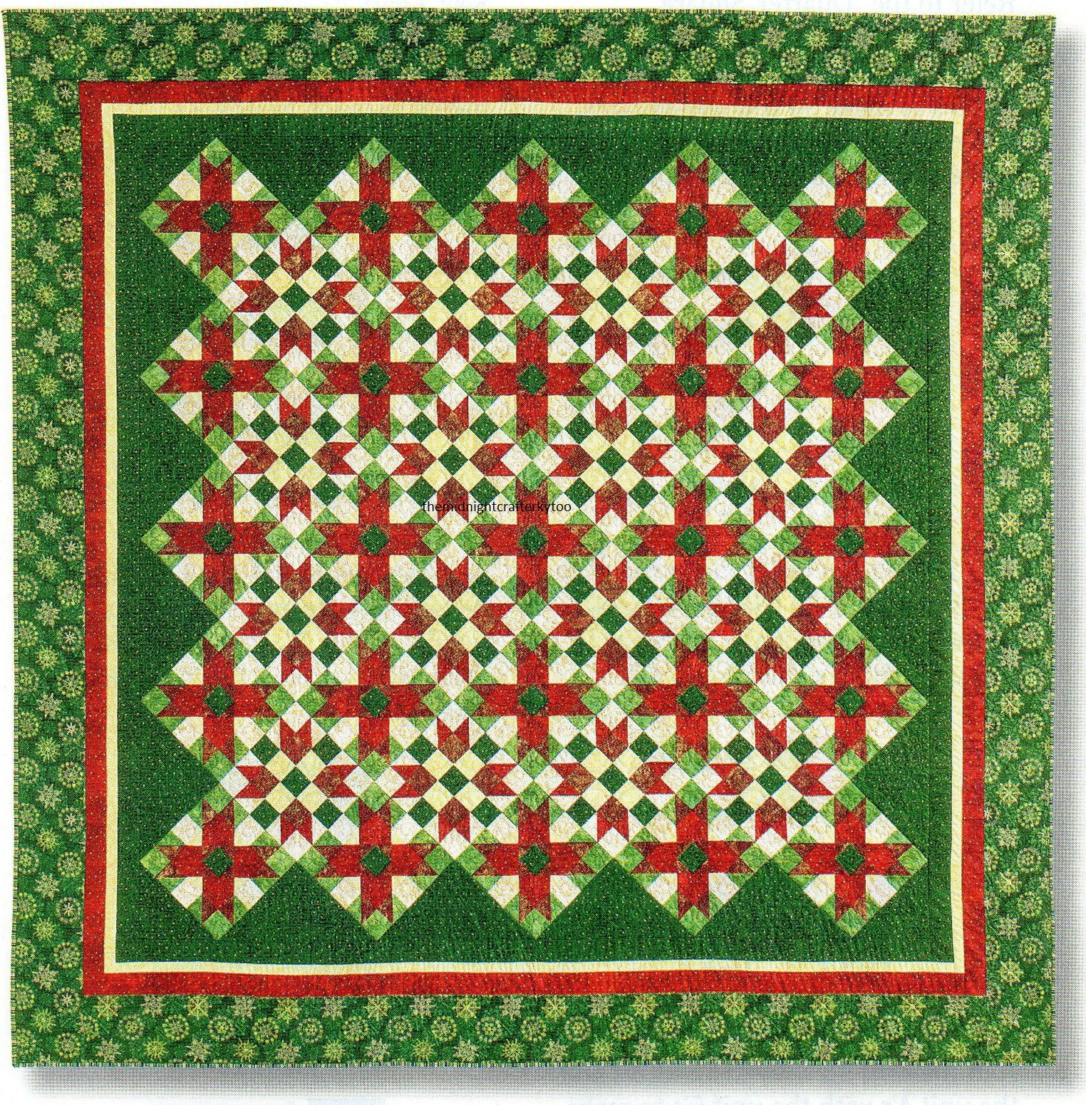 December Daze Quilt Pattern Pieced EF