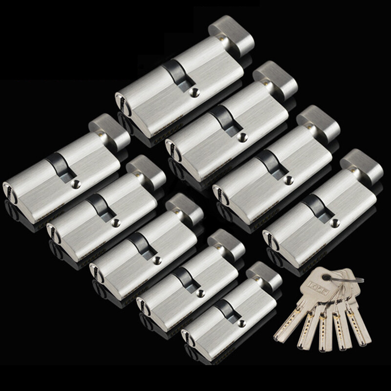 1PCS Solid Brass European Mortise Door Lock Cylinder Core Lock Gall Repair Parts