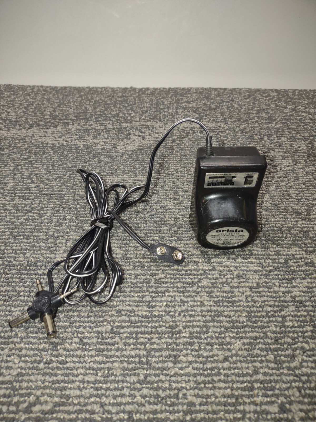 Rare! Arista voltage change switch power supply 52-462