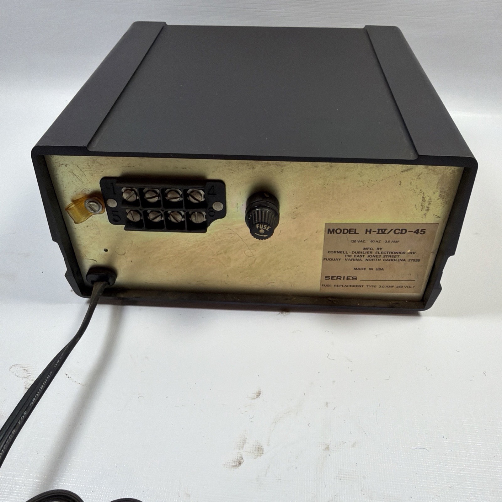 CDE Transmit / Receive Direction Controller series H-IV/CD-45 Powers On Untested