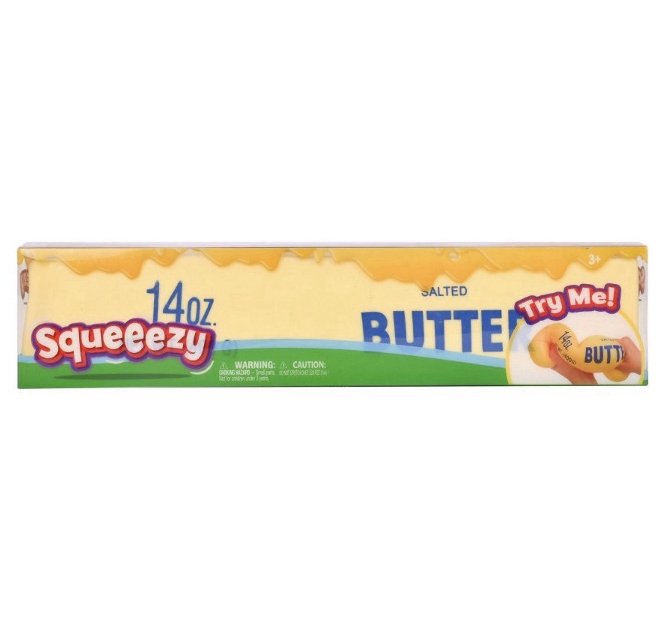 Jumbo SQUEEZY BUTTER Squishy by Sunny Days, In Plastic Case Viral  Squeeze Toy