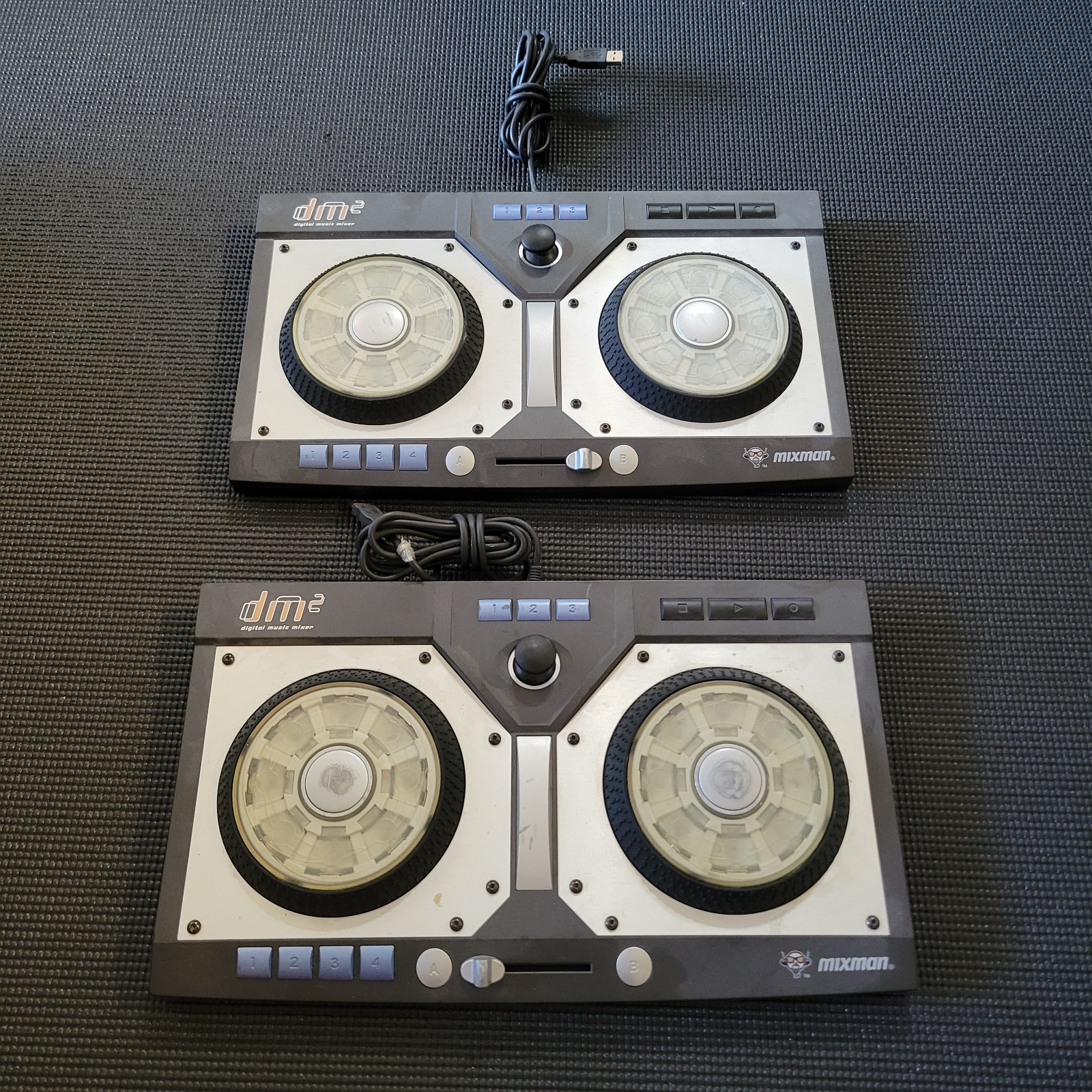 Lot of 2 - Mixman DM2 Digital Music Mixer - Untested